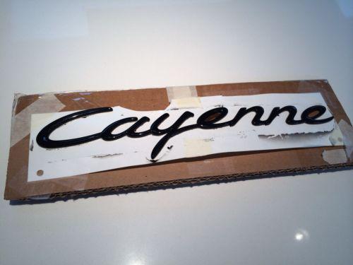 Porsche cayenne gts emblem badge. oem factory