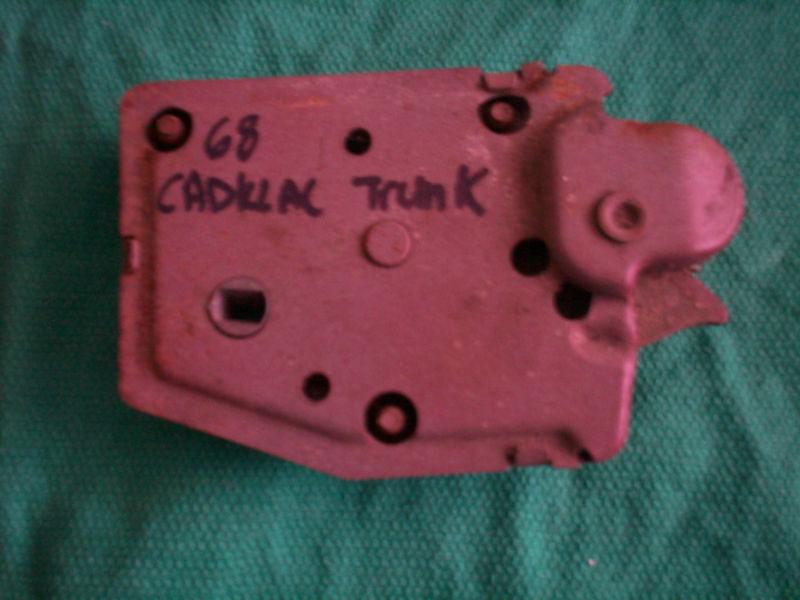 Sell 1968 Cadillac Trunk Latch Assembly GM,Coupe De Ville,Fleetwood