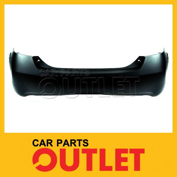 2007-2011 japan built camry hybrid rear bumper primed cover w/sngl exhaust hole