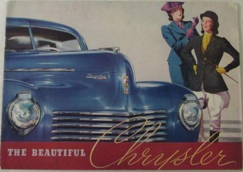 1940 chrysler imperial saratoga new yorker traveler windsor royal sales brochure