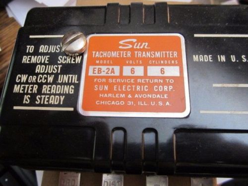 Nos vintage 6 cyl 6v sun tachometer transmitter eb-2a gmc chevy cameo mopar tach