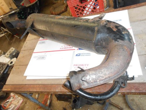 1980 moto ski 503 gps snowmobile: exhaust pipe
