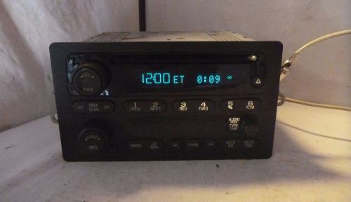03 04 05 chevrolet tahoe yukon silverado escalade radio cd 15234915 t04632
