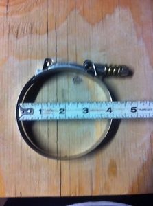 Breeze spring loaded t-bolt clamp 3.63&#034; to 3.94&#034; qty 5