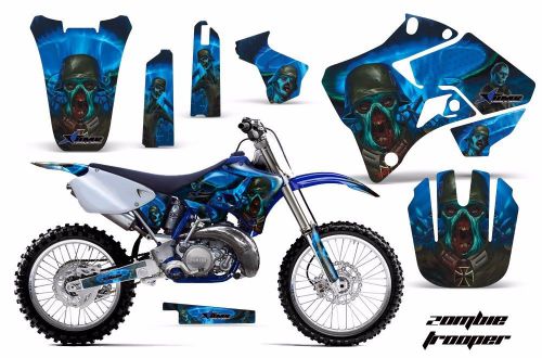 Yamaha graphic kit amr racing bike decal yz 125/250 decals mx parts 96-01 zombie