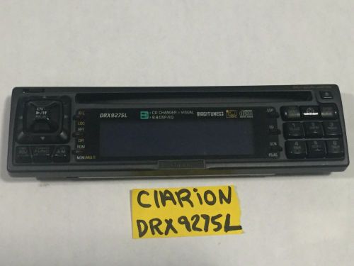 Clarion radio cd  faceplate  only model  drx9275l tested good guaranteed