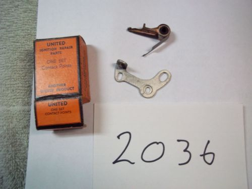 (#2036) contact set 1942-47 studebaker; 1940-47 packard