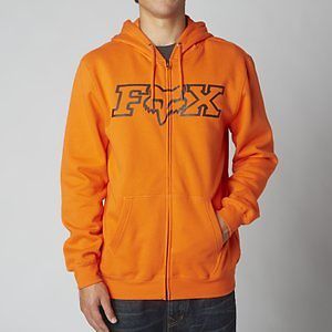 Fox racing legacy mens fheadx zip up hoody orange