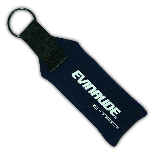 Brp evinrude e-tec neoprene floating key fob chain