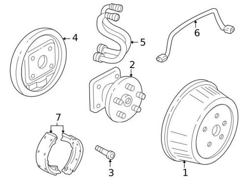 Genuine backing plate 18025205