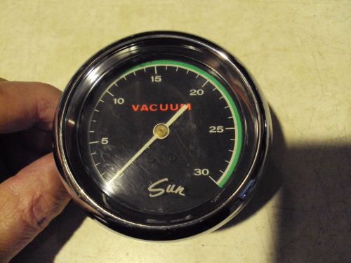 Sun green line vacumn gauge vac30, with panel holder large 2 5/8 inch
