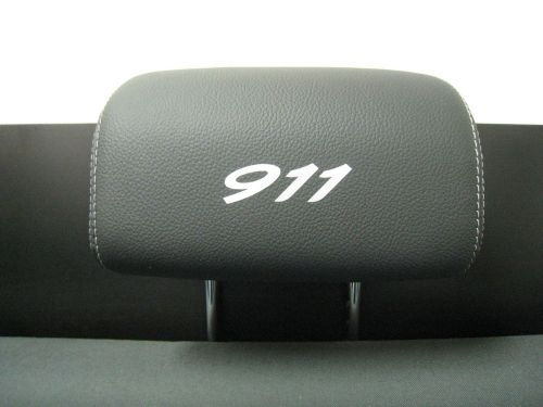 Headrest badge decal sticker *911* 4-pcs