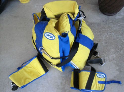 Lifeline vest chute jacket 2x large drag boat hydro flat jet v-drive hot boat