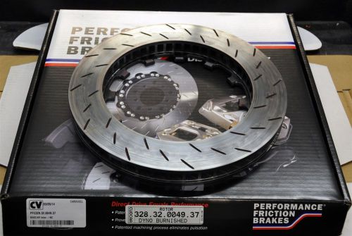 Performance friction 328.32.0049.37 oval track 12.91" x 1.25" burnished slotted