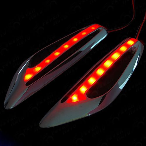 Sell RED SIDE SIDE MARKER FENDER VENT TURN SIGNAL LIGHT FOR AUDI BMW