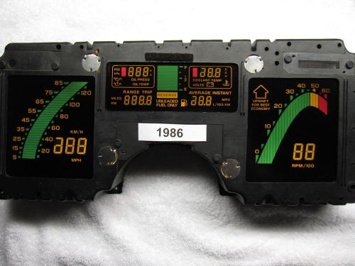 1986 corvette chevrolet digital dash instrument cluster rebuilt 84 85 87 88 89