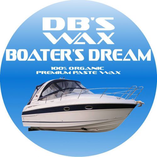 Boat wax by db&#039;s wax 100% organic light oxidation