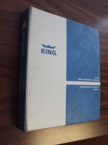 King ki 226 radio magnetic compass maintenance/overhaul manual