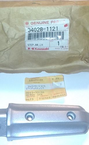 New kawasaki oem left rear footpeg rest zx900 zx600 zx1000 ninja en450