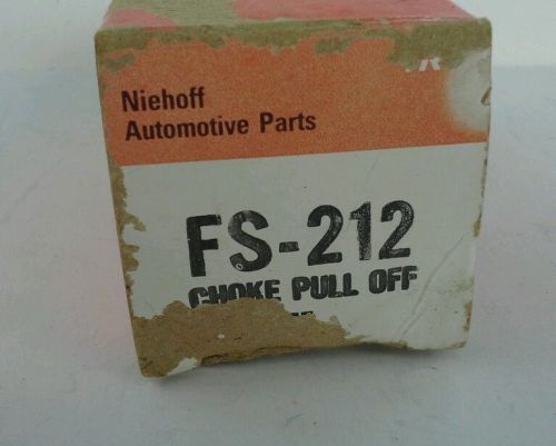 Niehoff fs212 carburetor choke pull off nos