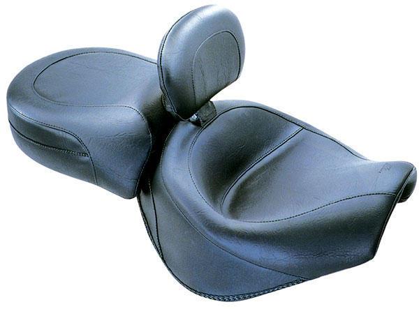 Mustang wide tour seat w/driver br 2pc fits honda vt750 shadow 750 ace 1998-2003