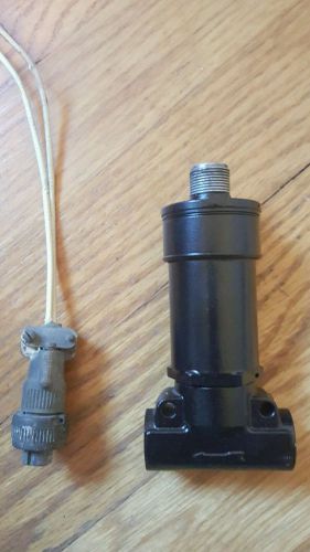 Gas turbine jet engine fuel solenoid valve afterburner