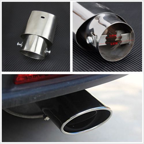 Stainless Steel Car Exhaust End Tips Tail Pipes Exhaust End Pipe Trim Automobile Exhaust