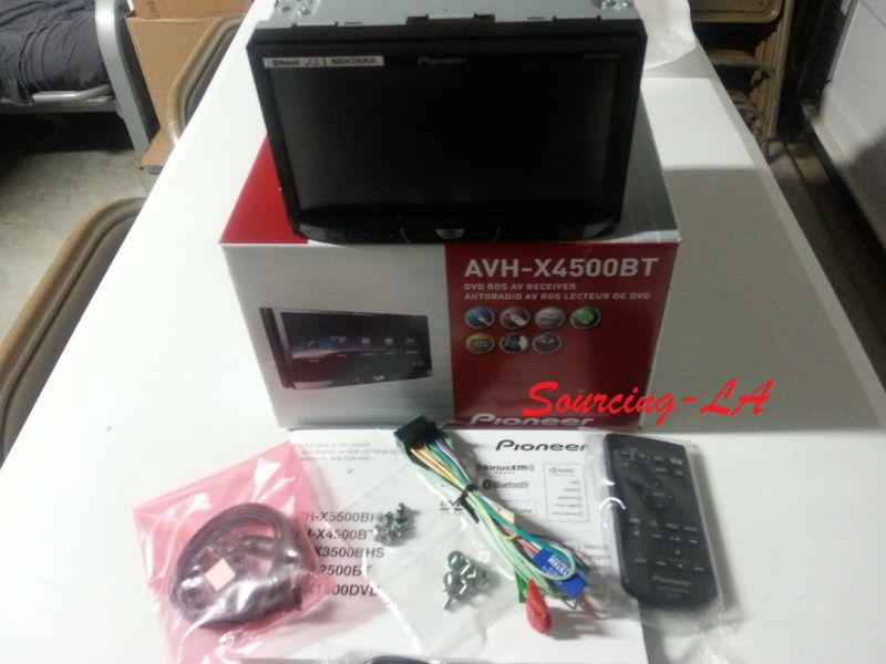 Pioneer avh-x4500bt 2 din 7 touchscreen car cddvd receiver bluetooth pandora