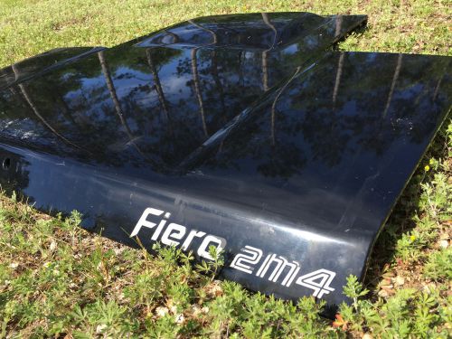 1986 fiero sport rear trunk engine hood boot 84 85 87 88 44k pontiac good used