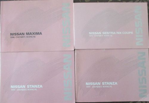 1990 nissan sentra / nx coupe original oem factory owner owners manual b13-d