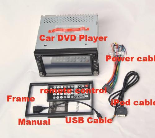 In Dash Double Din Car DVD Player FM Radio Stereo Touch Screen TV iPod MP3, US $0.99, image 11