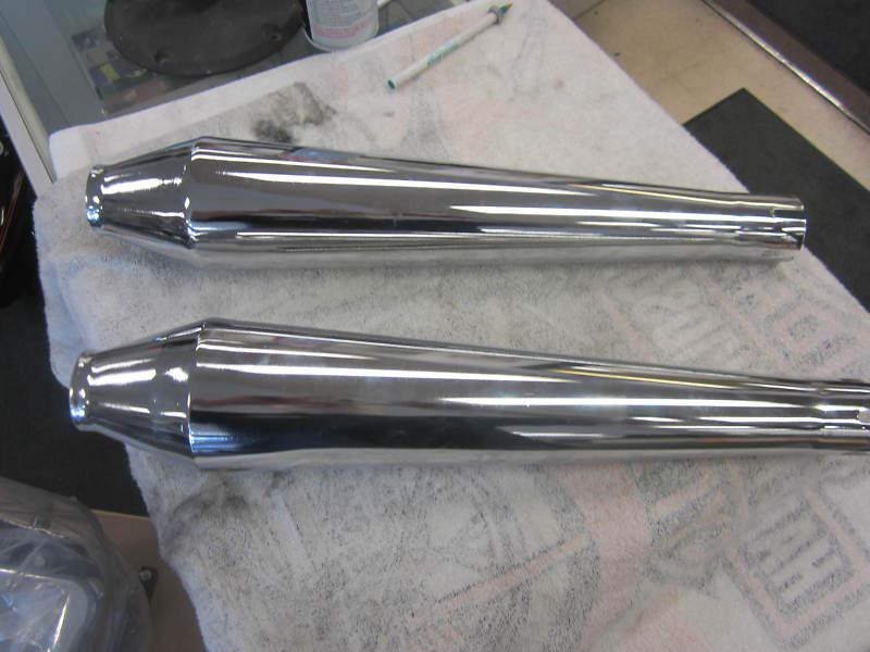 Sell Megaphone Muffler Chrome HARLEY DAVIDSON /universal 1 3/4 " in