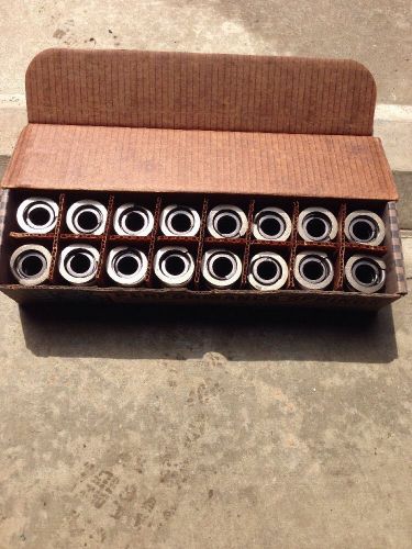 Psi 221024-16 pc valve springs 1.625" double w/o damper.  coil bind 1.130
