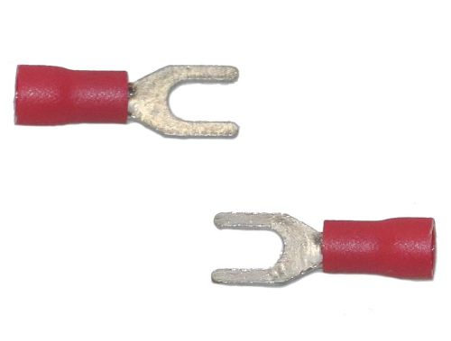 Scosche spade connector red #8 22-18 gauge 100 pieces/bag