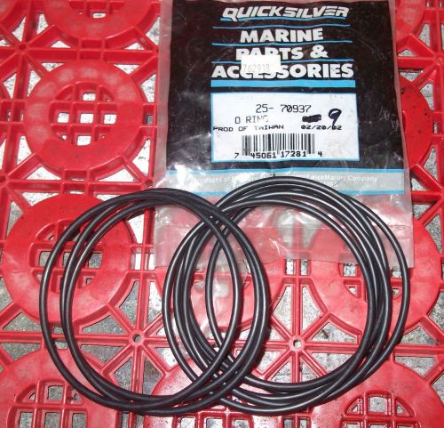 9 nos mercury quicksilver 25-70937 oil seal carrier o-ring
