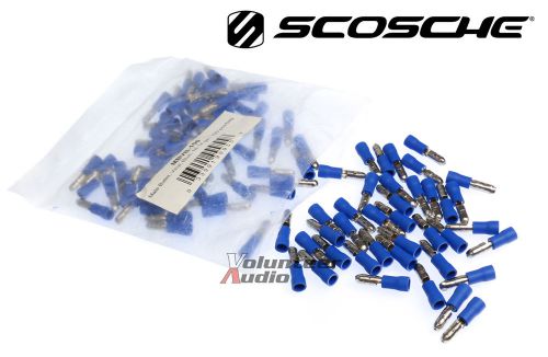 Scosche mbvb-100 blue 16 - 14 ga. male bullet connector