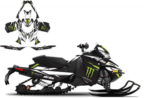 Enjoy mfg monster energy ski-doo rev xs (incl. tunnel 120")