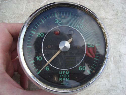 Porsche 356 a b vdo tach tachometer gauge 356a 356b super s