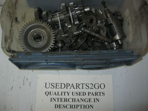98 big bear yfm350 4x4 complete transmission gears shift forks drum shafts
