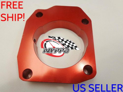 Nyppd throttle body spacer: acura cl &amp; tl-p 2001-2003 [red]