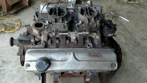 1959 plymouth dual quad/ 4bbl 318 engine carter 2903s intake 1822004