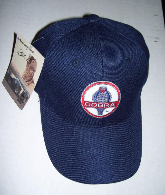 Shelby cobra logo blue baseball cap hat ford mustang terlingua cs6/8 gt500 svt  