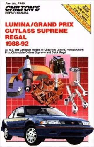 Oldsmobile cutlass supreme - 1988 1989 1990 1991 1992 service repair manual new