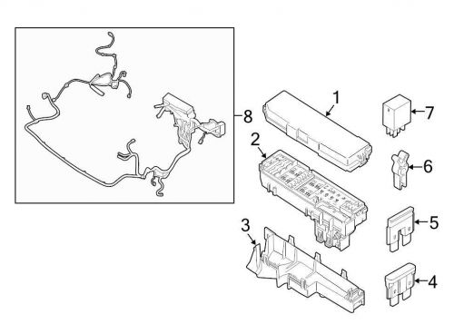 Ford oem engine wiring harness bt1z14290e image 8