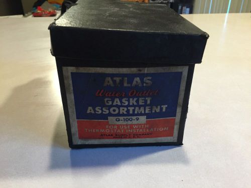 Vintage atlas / sohio automotive water outlet gasket assortment gm ford