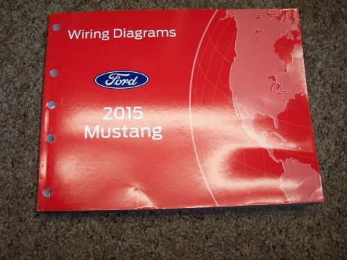 Sell 2015 Ford Mustang Electrical Wiring Digram Manual GT V6 V8 4Cyl 3