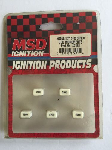Msd ignition 87451 5000 series module kit odd increments