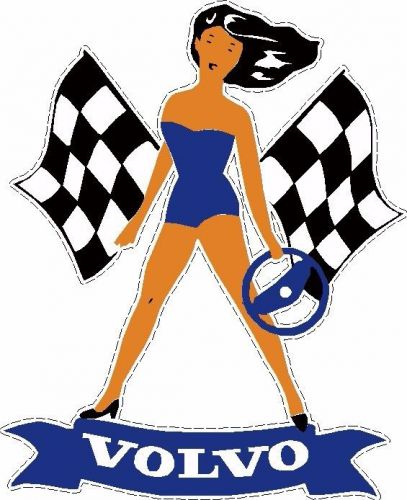 Volvo r sport decal 360 340 142 242 rare rallycross