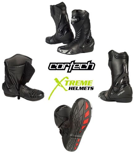 Cortech latigo wp road race motorcycle boots waterproof mild hot weather 7-14