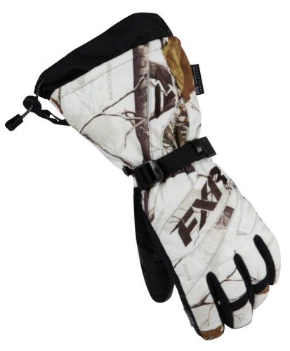 New fxr-snow fusion women's waterproof gloves, aphd snow, large/lg